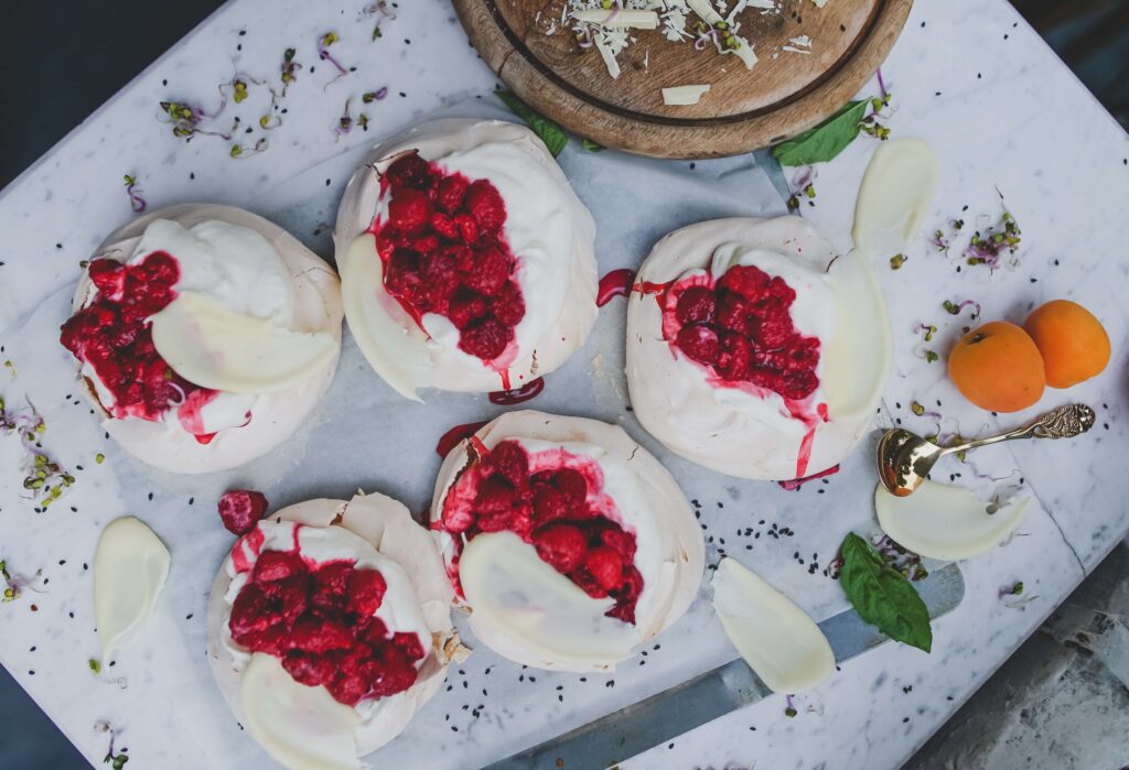 mini pavlova recept